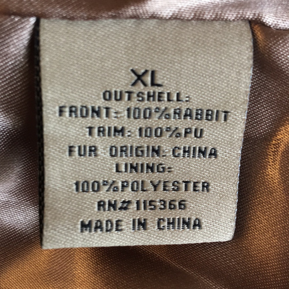 Twenty twenty 100% Rabbit fur vest - Picture 6 of 6